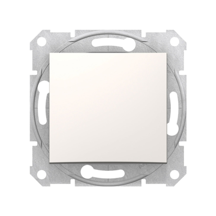 Переключатель одноклавишный, перекрестный, Schneider Electric Sedna, слоновая кость, SDN0500123 - 1