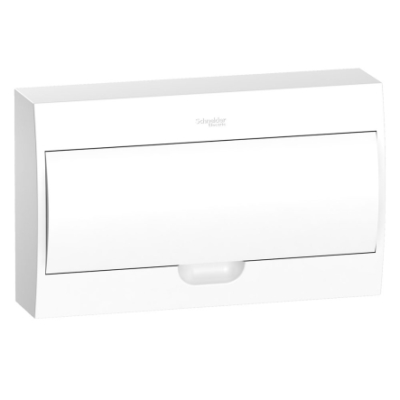 Щит пластиковый Schneider Electric Easy9 EZ9, навесной, белые двери, 1ряд /18м +2КК, EZ9E118P2S - 1