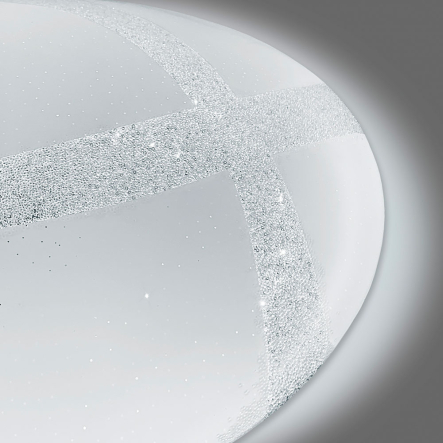 Светильник LED функциональный VIDEX,  GLANZ, 72W, 2800-6200K, 648 Lm, 480х125 мм, круг, 25542