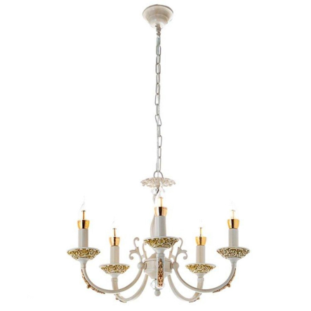 Люстра подвесная Flora винтажная SLAVIA FN005/5 - 1