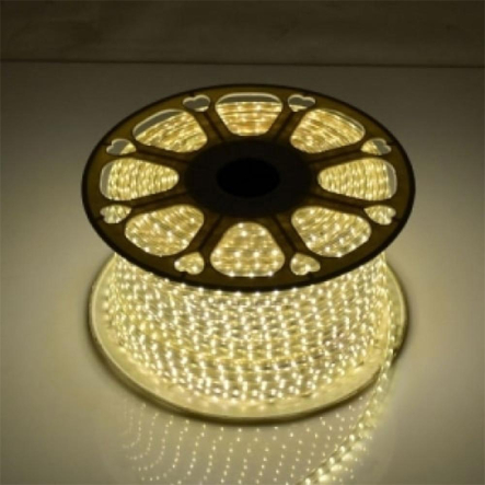 Светодиодная лента белая теплая 220V smd2835 4W/м IP65 AVT - 1