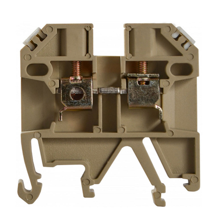 Клеммник винтовой JXB-2,5х35 жёлтый, АСКО-УКРЕМ, A0130010011