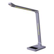 Настільна лампа VIOLUX HILTON 10W 600Lm 3000-6500K сіра металік, 530601