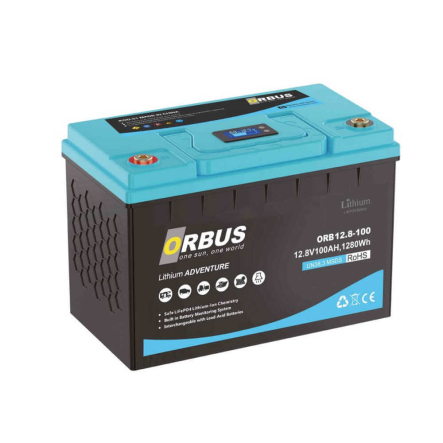 Аккумуляторная батарея ORBUS ORB12.8-100, 12 В, 100 Ач, LiFePO4, 11 кг, LIT12-100_01