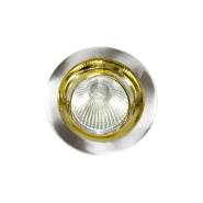 Светильник точечный Feron DL2009, MR16, GU 5.3, серебро/золото
