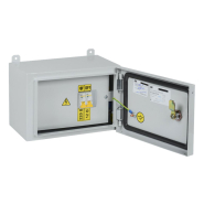 Ящик с понижающим трансформатором IEK ЯТП, 0,25 кВа, AC 230/12-2 УХЛ2 IP54