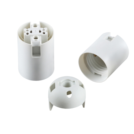 Патрон Е27 пластик, VL258, белый, Violux, 950005