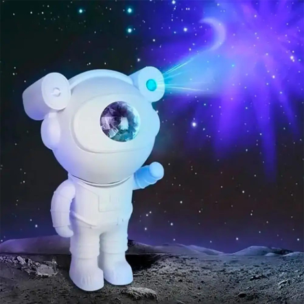 Ночник с пультом и проекцией звёздного неба от USB, с пультом, Космонавт