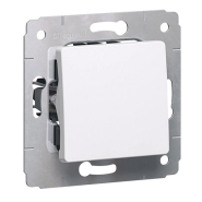 Вимикач 10А 250В, Legrand Cariva, 773601, білий