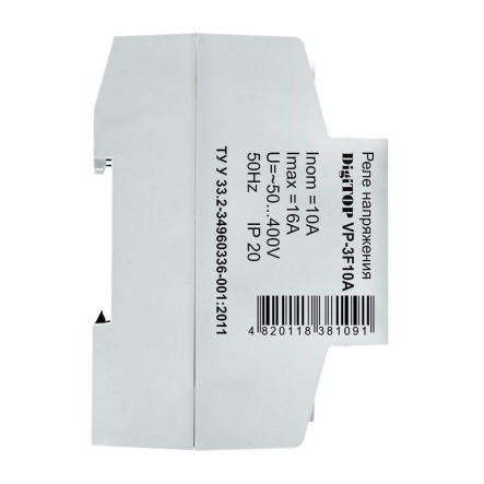 Реле напряжения Digitop VP-3F10A