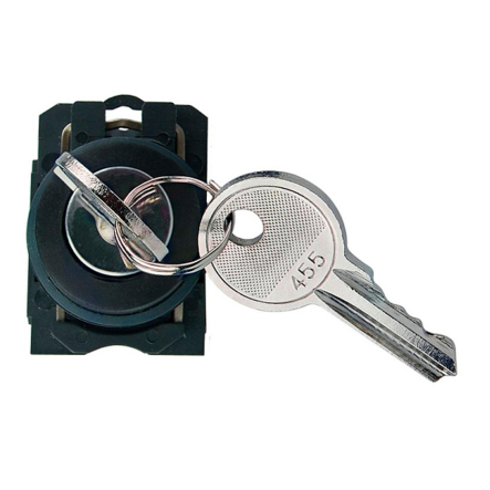 Кнопка TB5-AG41 поворотная с ключом 2-х позиционная, ACKO-УКРЕМ, A0140010154