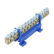 Шина изолированная стойка «N» TNSy5500179, DIN-рейка, 6х9 мм, 14 отверстий