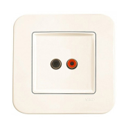 Аудиорозетка VIKO Rollina 90421037, крем