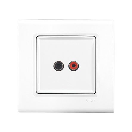 Аудіорозетка VIKO LINNERA, 90400037, біла - 1