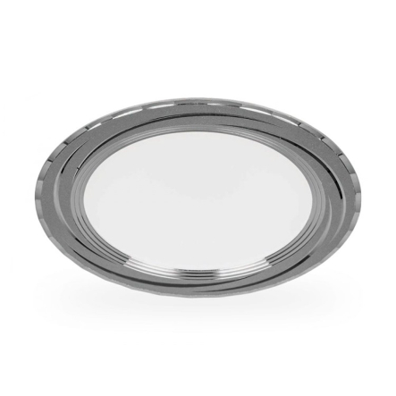 Светильник светодиодный FERON AL777, 5W, 4000K, 400Lm, круглый, встраиваемый, 93х28мм, серебро, 4931 - 1