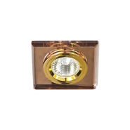 Светильник точечный Feron 8170-2, MR16, GU5.3, 50W, коричневый/золото