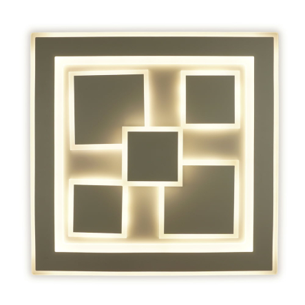 Світильник VIOLUX Smart OXFORD, 110W, 3000-6000К, 8000Lm, 500 мм, квадрат, білий, 220425 - 1