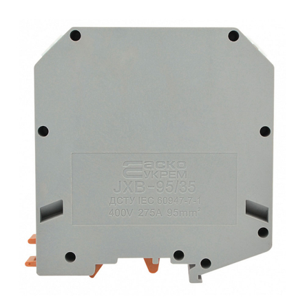 Клеммник винтовой JXB-95х35 серый, АСКО-УКРЕМ, A0130010009 - 1