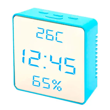 Годинник VST-887Y-5, блакитний, USB - 1