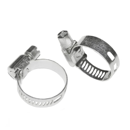 Хомут червячный перфорированный TORK оцинкованный 80-100 - 1