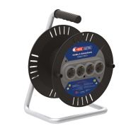 Катушка для удлинителя Horoz Electric с заземлением, 4 розетки, 16А, 250V, без кабеля, 310-000-101