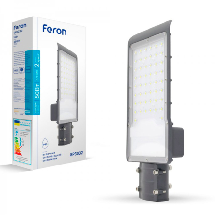 Светильник консольный светодиодный FERON, SP3032, 50W, 6500K, 230V, IP65 - 1