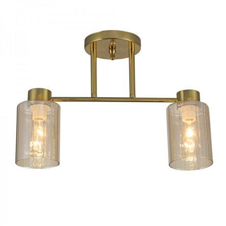 Светильник Ardero BL1320-2ARD OSTIN, под лампу E14х2, ⌀395х120х270 мм, золотой - 1