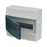 Щит распределительный ABB MISTRAL, 1SPE007717F0421, 12 модулей накладной, IP41 (прозрачная дверца)