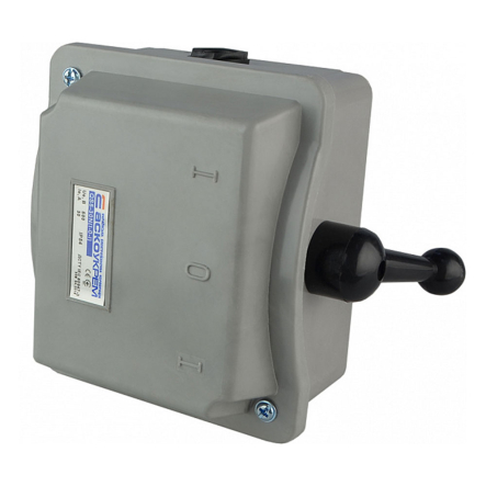 Рубильник реверсивный QS5-30N [ I-0-I, разъеденитель ], 30 А, 500 В, IP54, A0100010005 - 1