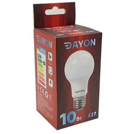 Лампа LED DAYON 10 Вт, 4100K, E27, 220 В, G45, 1746-ЕМТ - 1
