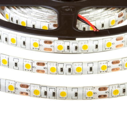 Светодиодная лента белая теплая 12V smd5050 60led/м 14,4W/м IP65 MTK 1015441 - 5