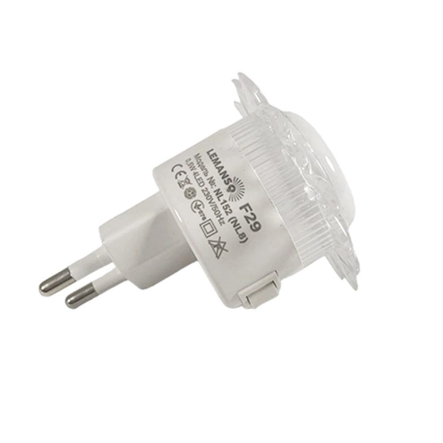 Ночник Lemanso Солнце голубой 4 LED / NL151