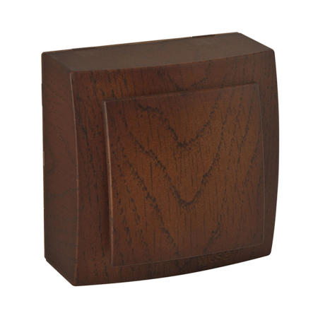 Выключатель 1-кл. орех Themis - 1