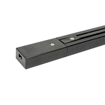 Направляющая рейка для трековых светильников HOROZ Electric, черная, 1м - 1 Направляющая рейка для трековых светильников HOROZ Electric, черная, 1м - 1