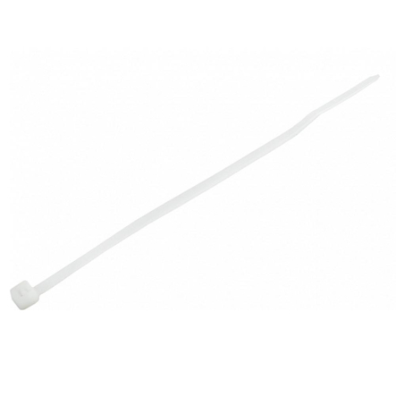 Хомут кабельный нейлоновый, АСКО-УКРЕМ, 150х3 белый (100шт), 000000224 - 1