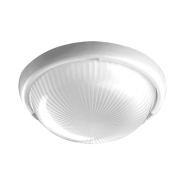 Светильник настенный LENA lighting, LUNA, E27, 100W, IP44, белый матовый