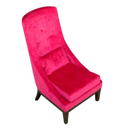 Кресло Sits Ginerva 65x85x103/43, ткань Elyot E0709 Pink, ножки dark brown - 5