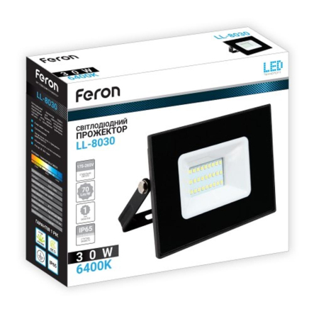 Прожектор светодиодный Feron LL-8030 30W 6400K IP65