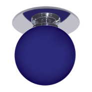 Светильник точечный Feron 1531, G4, шар, хром/синий