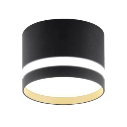 Светильник точечный накладной-врезной MAXUS Downlight Base MAX-GX53-Bl, GX53 Black 2in1, 82х60мм