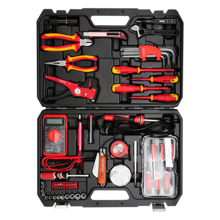 Набір інструментів електрика YATO YT-39009, 68 предметів, професійний - 1