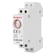 Индикатор на DIN-рейку ENEXT e.i.din.220.green, зеленый, p059002