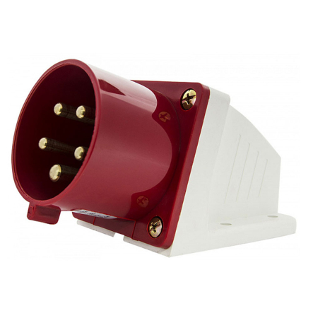 Вилка стационарная АСКО-УКРЕМ, A0080060006, ВС 32А/5 3Р+N+PE (525)