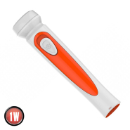 Ліхтар ручний акумуляторний Horoz Electric ZOLA 1 Вт, 30-54 Лм, 220-240 В, IP20 помаранчевий