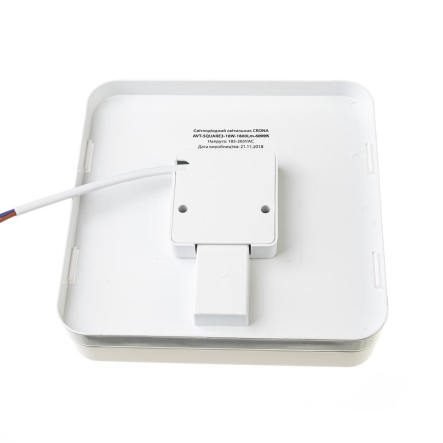 Светодиодный светильник AVT, 24W, 5000К, IP65, накладной квадратный, Silver, Pure White, 1020698