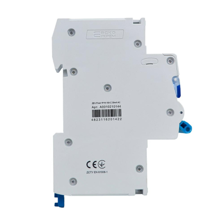 Устройство защитного отключения ДВ АСКО-УКРЕМ UTrust 1P+N (18 mm) 10А C 30mА AC, A0010210143