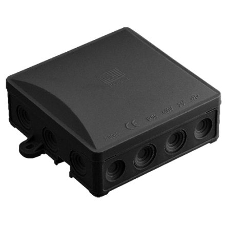 Коробка розподільна SEZ А0064С, 90х90, IP54, чорна, стійка до УФ - 1