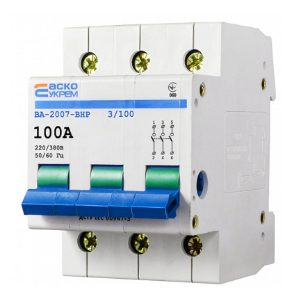 Выключатель-разъединитель нагрузки АСКО-УКРЕМ ВА-2007 ВРН, 3р, 63А, A0010070003