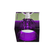 Светильник точечный Feron JD155, GU5.3, 20W, кристалл, сиреневый