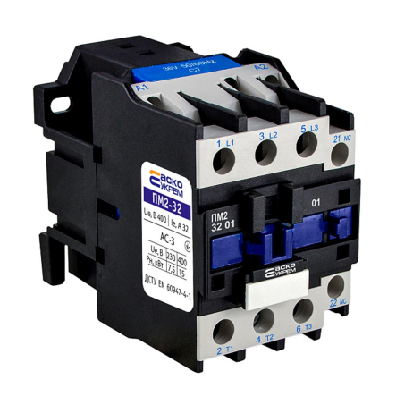 Магнитный пускатель АСКО-УКРЕМ ПМ 2-32-01 C7 36B (LC1-D3201), A0040010105 - 1